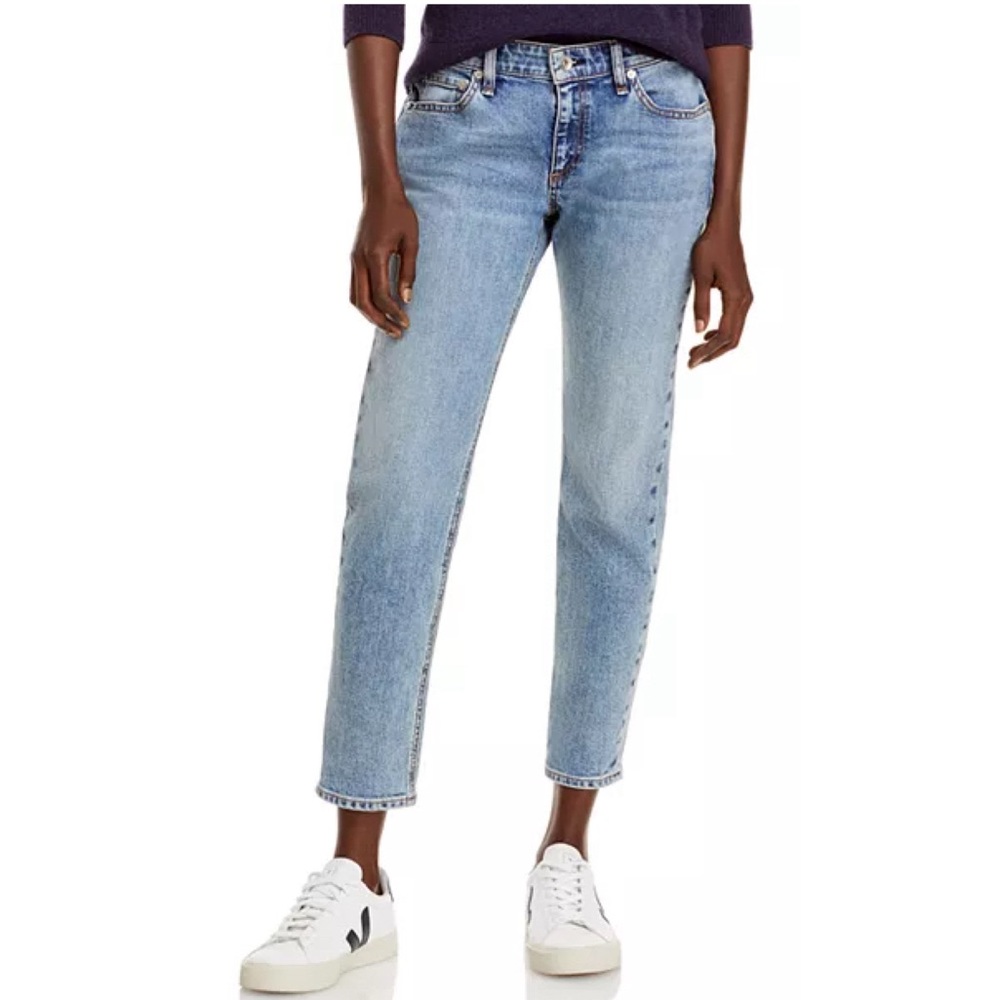 rag & bone Dre Slim Fit Boyfriend Jeans in Edgecliff Medium Blue Wash